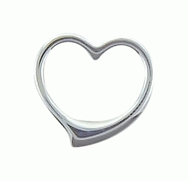 Anhänger Swingheart Herz 15mm Silber 925